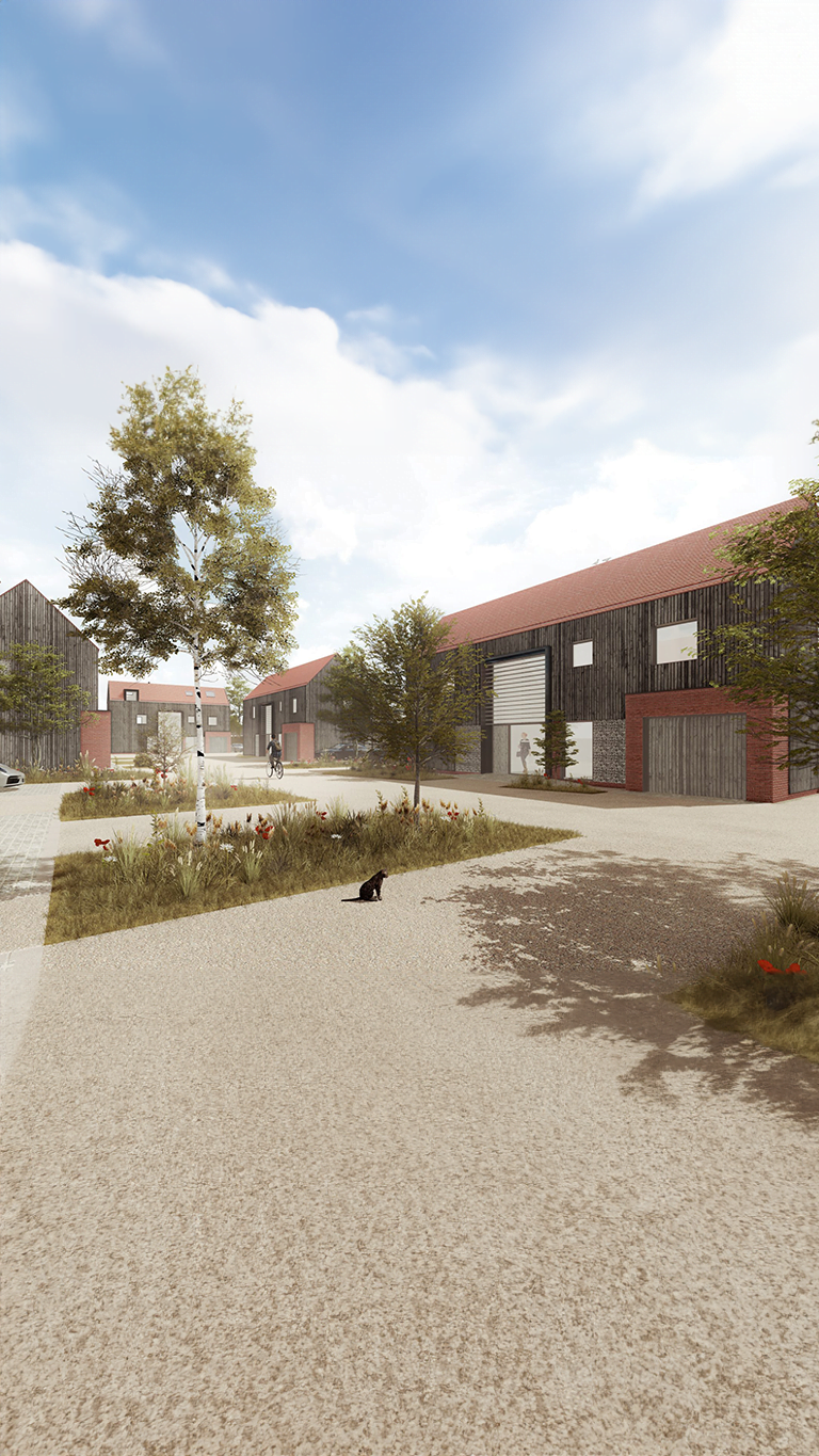 New build development, architects Norfolk